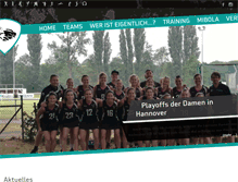 Tablet Screenshot of karlsruhe-lacrosse.de